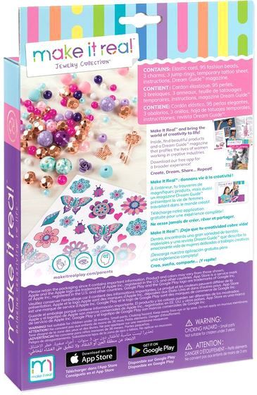 Набор Make it Real для создания шарм-браслетов Цветочная фантазия MR1202