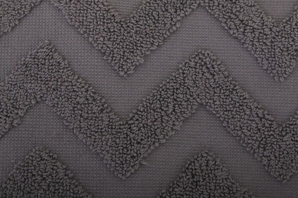 Рушник Zigzag 50x90 см сірий ABC 