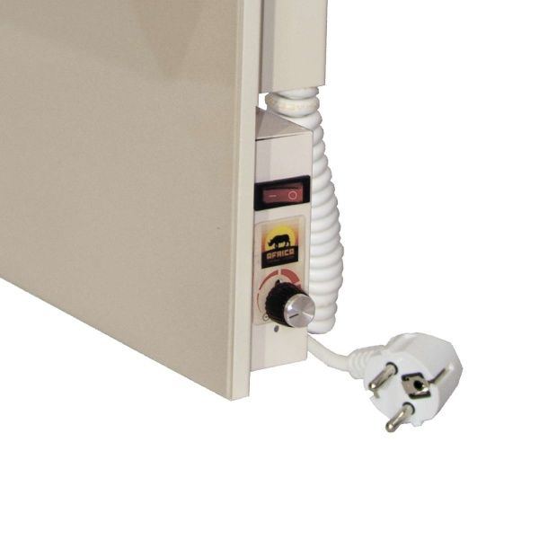 Полотенцесушитель электрический AFRICA Kolibri T2 beige 250 Вт. керамический с регулятором мощности