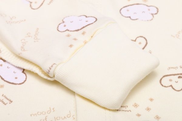 Боди унисекс Bembi БД69 р.56 молочный с рисунком 