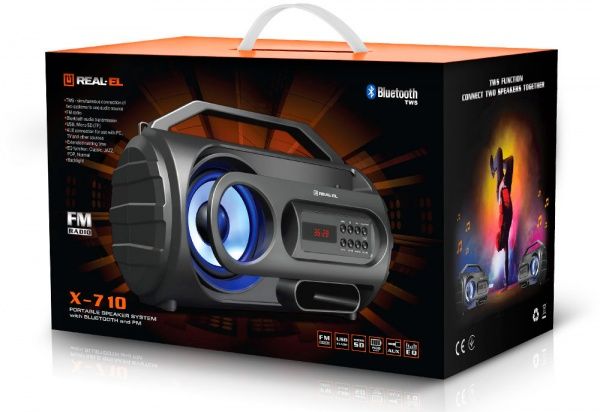 Акустическая система Real-el X-710 1.0 black 