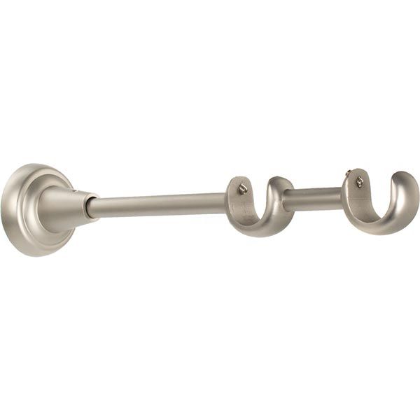 Тримач для карниза Cardinal подвійний набірний d19/19 мм сатин нікель 