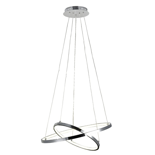 Люстра светодиодная Victoria Lighting с пультом д/у 80 Вт хром Hongkong/SP2 chrome 