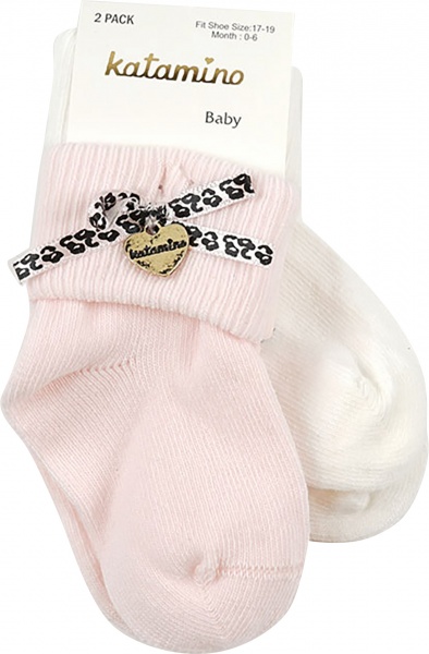 Шкарпетки для дівчаток KATAMINO K44057 KTM87139 р.6-12 рожевий 
