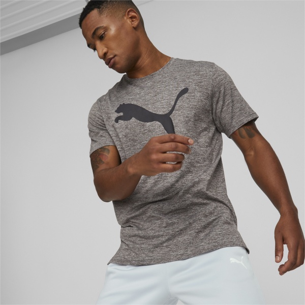 Футболка Puma TRAIN FAV HEATHER CAT TEE 52235253 р.M сірий