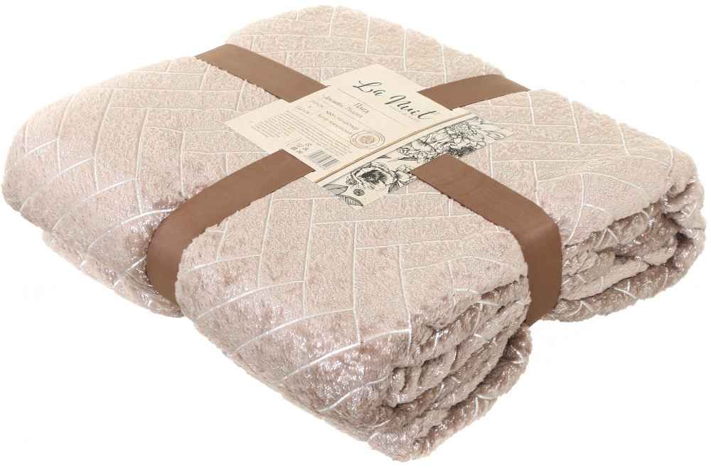 Плед Phoenix 200x220 см коричневий La Nuit