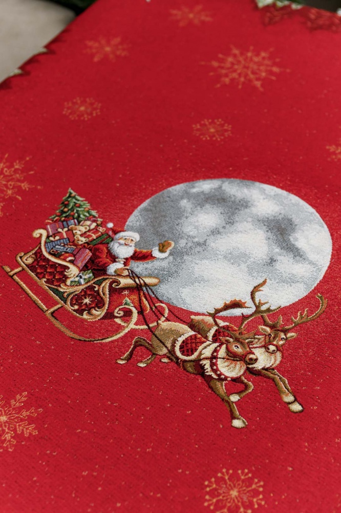 Скатерть Красная луна 135x350 см La Nuit