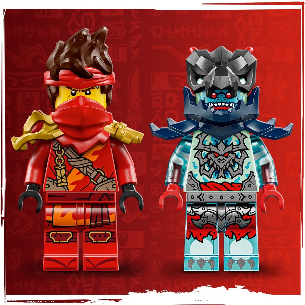 Конструктор LEGO NINJAGO Скоростная гонка Кая на мотоцикле 71838