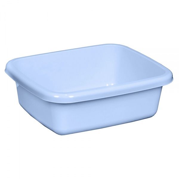 Таз пластиковий Plast Team прямокутний 370х302х124 мм блакитний 10 л