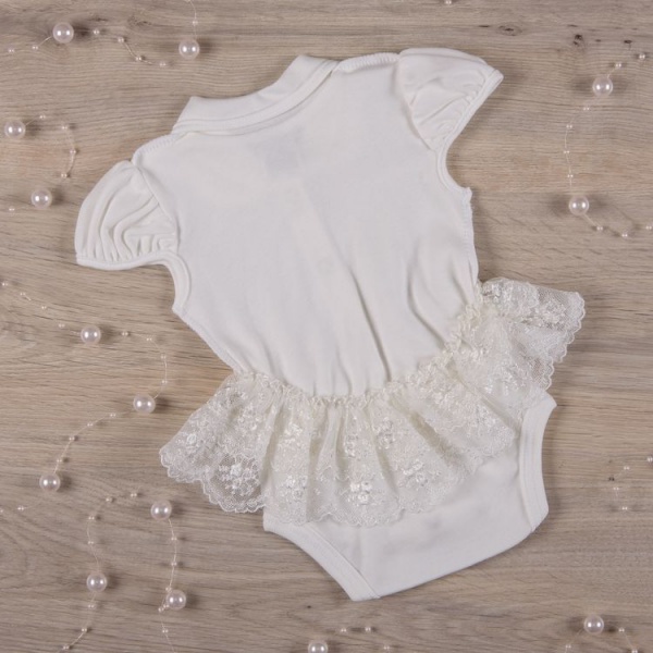 Боди для девочки Betis АЖУРЧИК р.56 молочный 27070188 