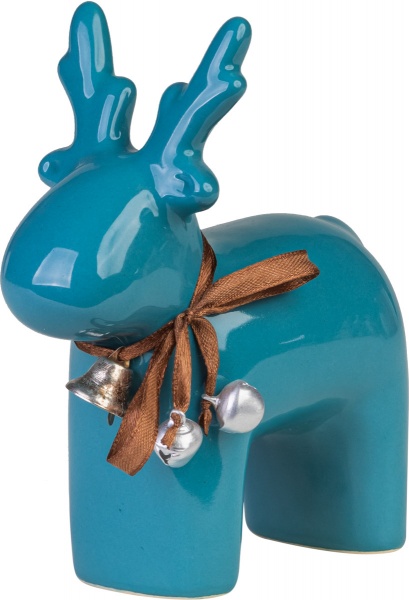 Статуэтка Олень серо-голубой 12x5,5x14 см 1407-14 Eterna