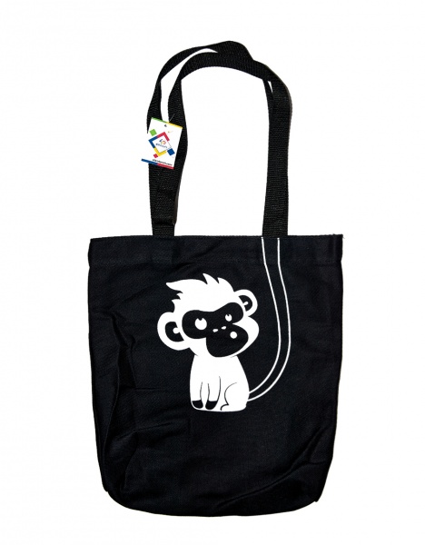 Экосумка из диагонали Monkey 33.5х34 см