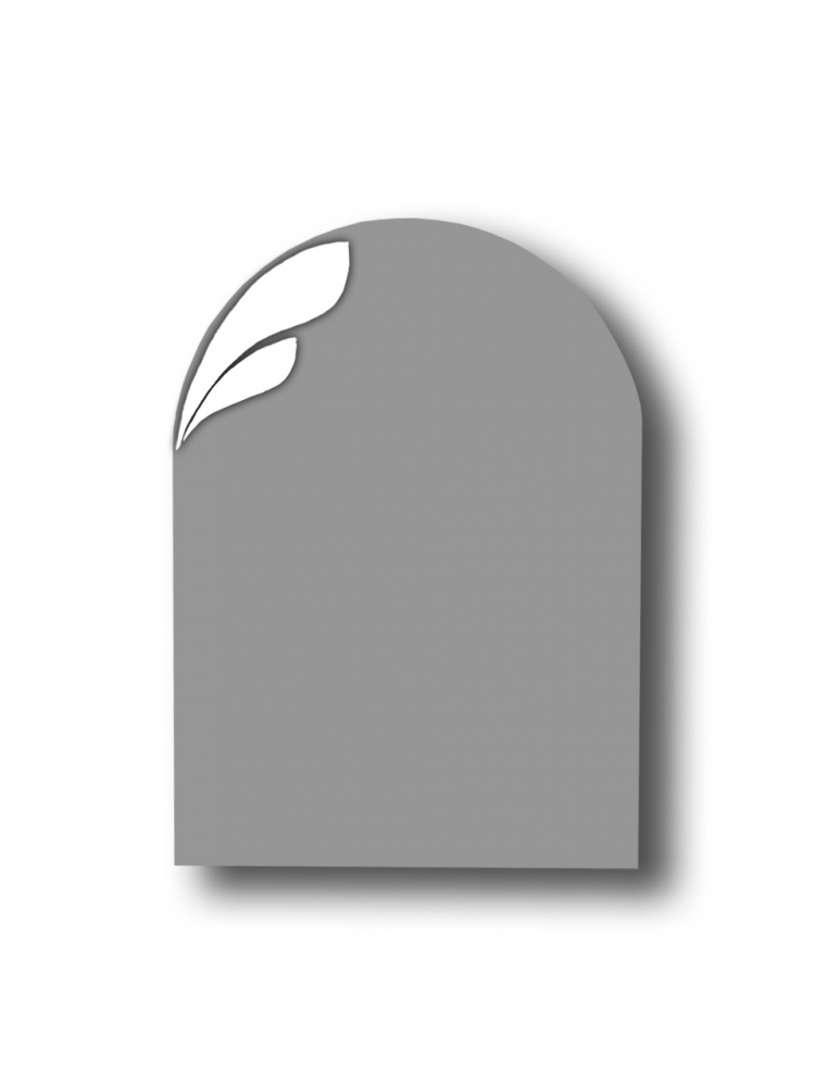 Зеркало МТ ЗО (108) 400x550 мм арка графит