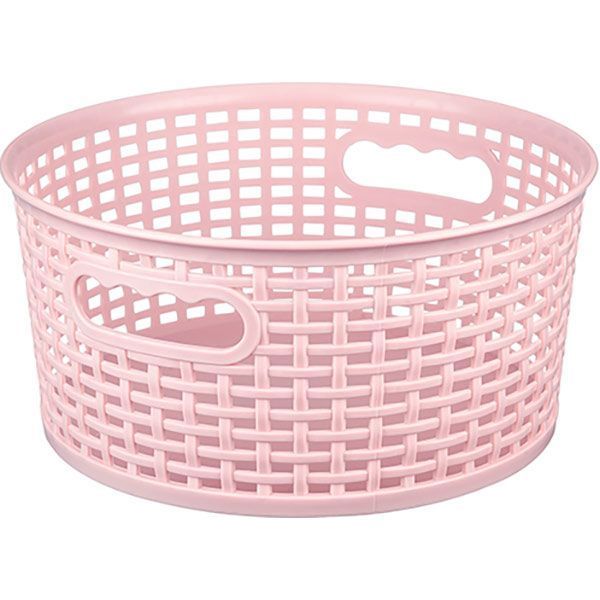 Кошик Gondol Plastic G-660 KANGAROO-Round пудра 235x235x110 мм