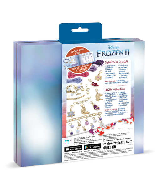 Набір для створення шарм-браслетів Make it Real з кристалами Swarovski «Крижане серце 2» MR4380