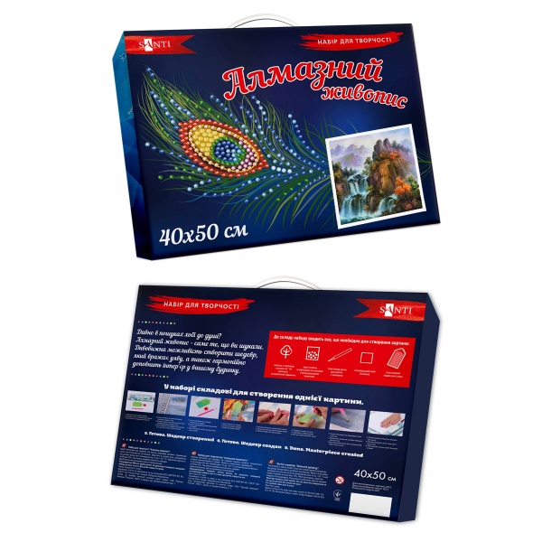 Картина стразами Сила природи 40x50 см на підрамнику 954104 Santi 