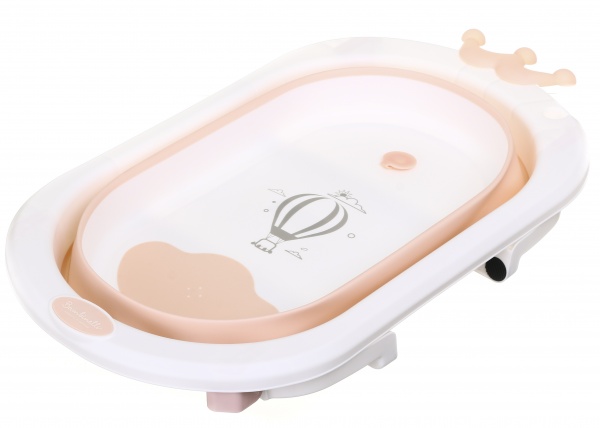 Ванночка Bambinelli розкладная 84x51x22 см бело-розовый 