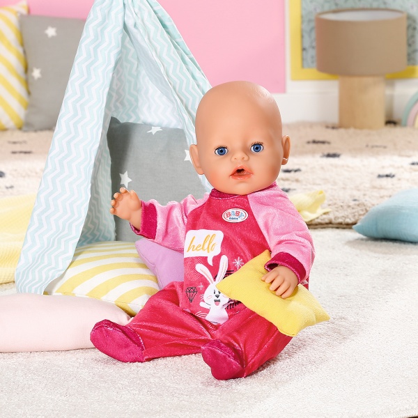Игровой набор Zapf Baby Born розовый комбинезон 832646