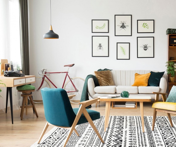 Ковер Ekohali Arya AR 03 Black 160x230 см двусторонний 