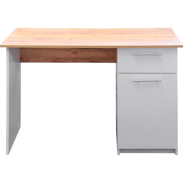 Стол письменный Грейд Микс дуб крафт золотой/белый 