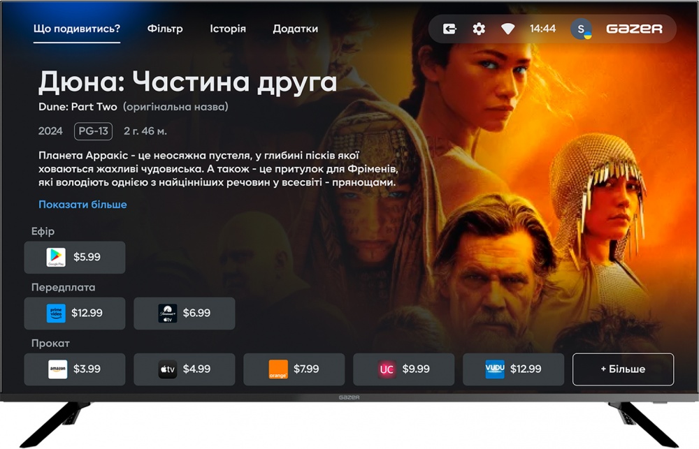 Телевізор Gazer TV50-UE2 50