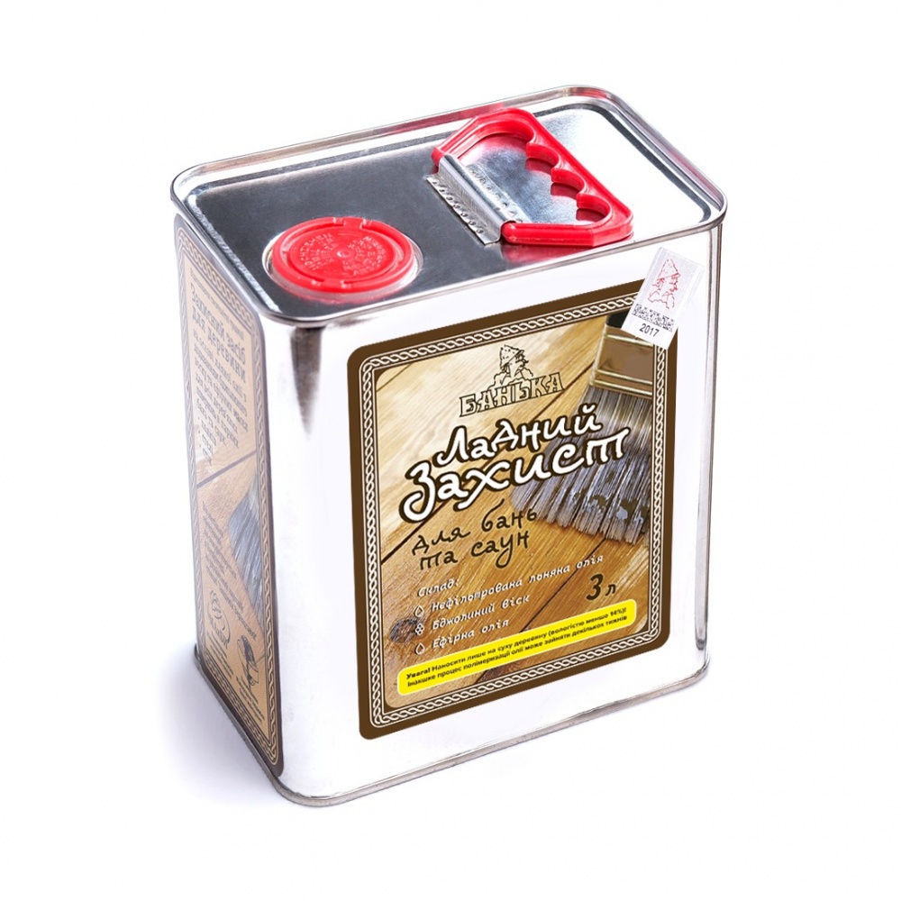 Масло для древесины Банька «Ладная защита» 3 л