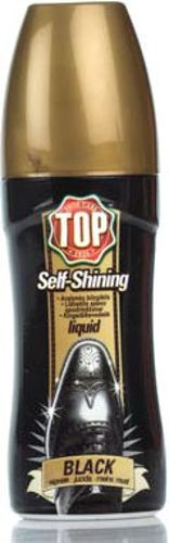 Крем для взуття TOP рідкий глянцевий 75 мл чорний