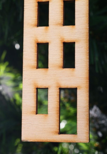 Елочная игрушка Домик 5686 11.5 см  