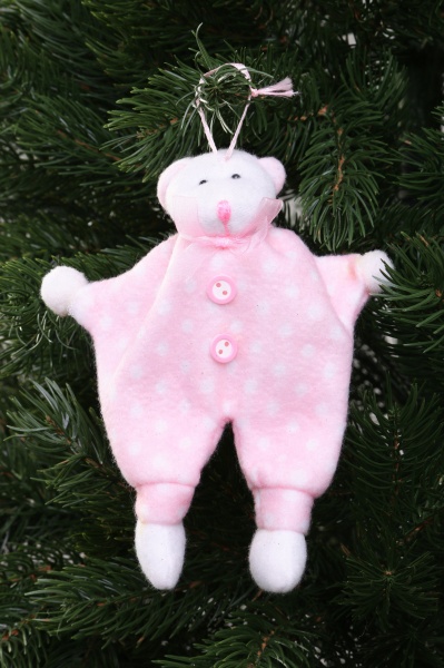 Подвеска Мишка в платье 