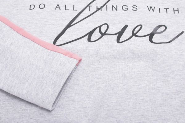 Спортивный костюм Luna Kids для девочки 103548 р.128 серый меланж 103548 