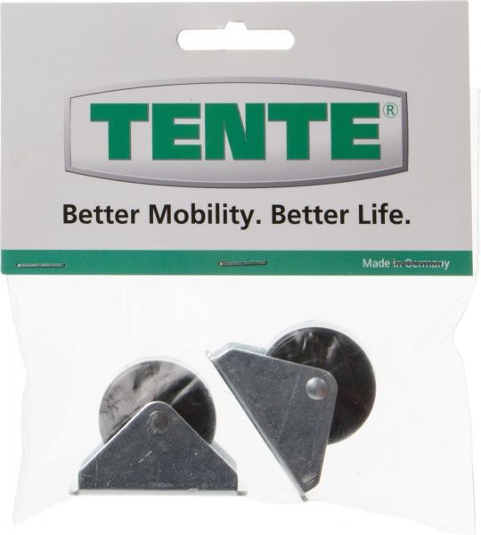 Опора колісна неповоротна 2198 POI 030 P60-45X20 (2 шт.) TENTE
