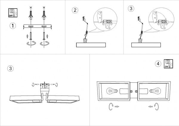 Люстра потолочная Геотон НПБ 02-2х60-913 ДС 6422/2 2x60 Вт E27 бук светлый/белый 48799 