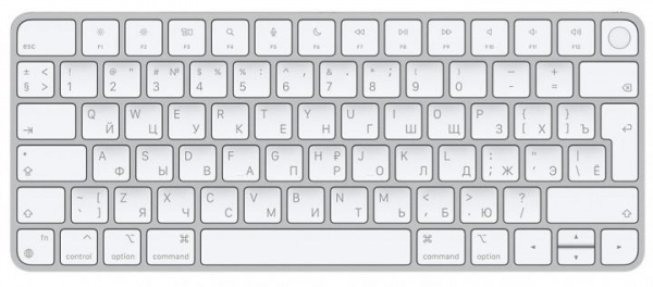Клавиатура Apple Magic Keyboard с Touch ID Bluetooth (MK293RS/A) silver 