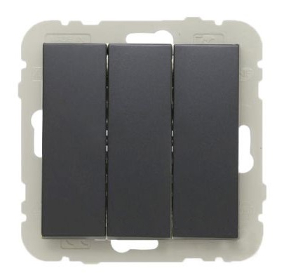  Efapel Logus без підсвітки 10 А 250В чорний 21088 TPM