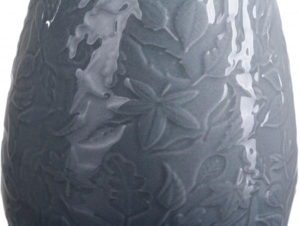 Ваза керамічна Cotton DLP20059A-2 21,8 см сіра 