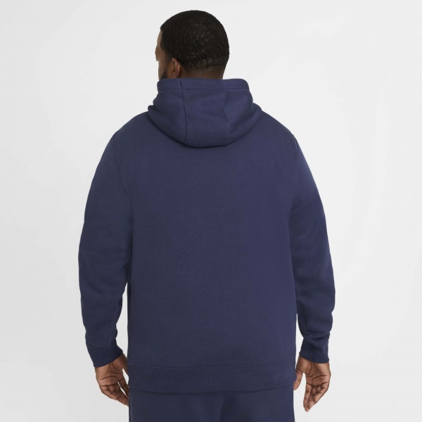 Джемпер Nike M NSW CLUB HOODIE PO BB GX BV2973-410 р. 2XL синій