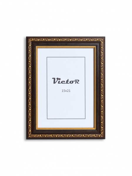 Рамка для фото Velista 30M-1198Nv 1 фото 15x21 см коричневий із золотистим 