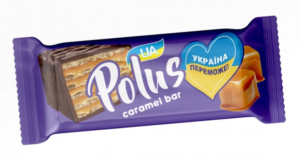 Батончик вафельный со вкусом карамели 50 г 