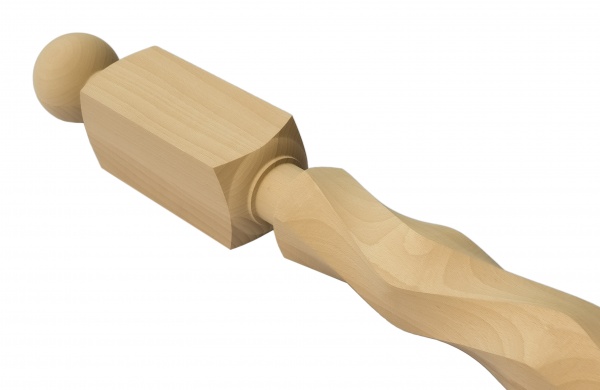 Стовп буковий фрезерований Тип-054 75х75х1100 мм