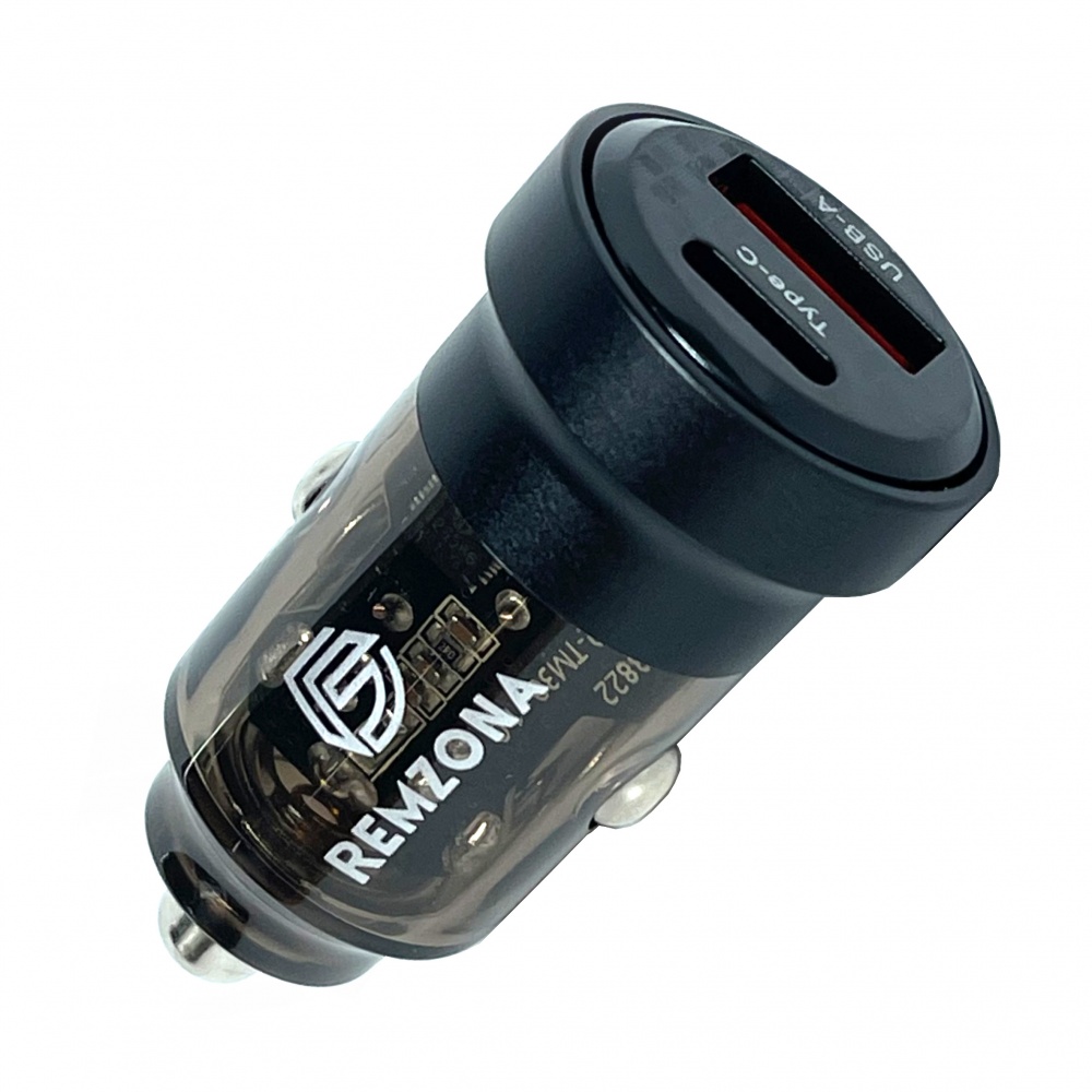 Автомобильное зарядное устройство Remzona Treneas Acey 30W CCAC-02BK