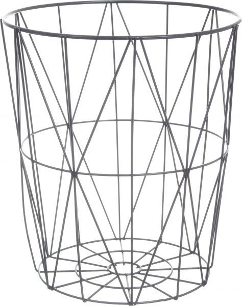 Стіл-кошик Сканді 30х30х34 см чорний 