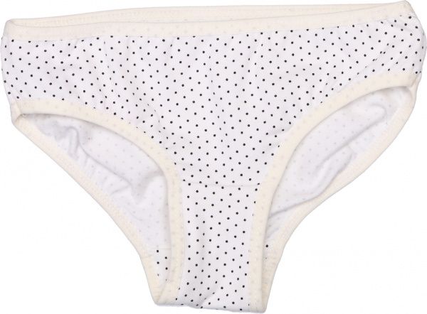 Трусы для девочки Моя планета Тд100 р.128 белый с принтом 