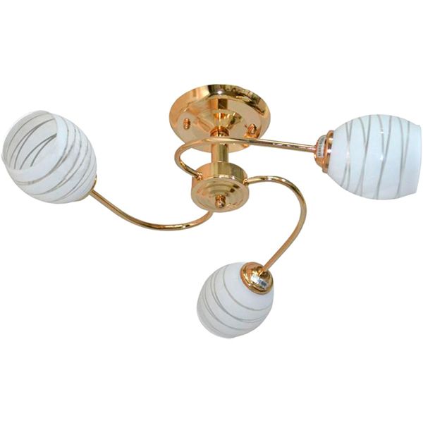 Геотон НПБ 02-3х60-933 C496-3 3x60 Вт E27 французьке золото 