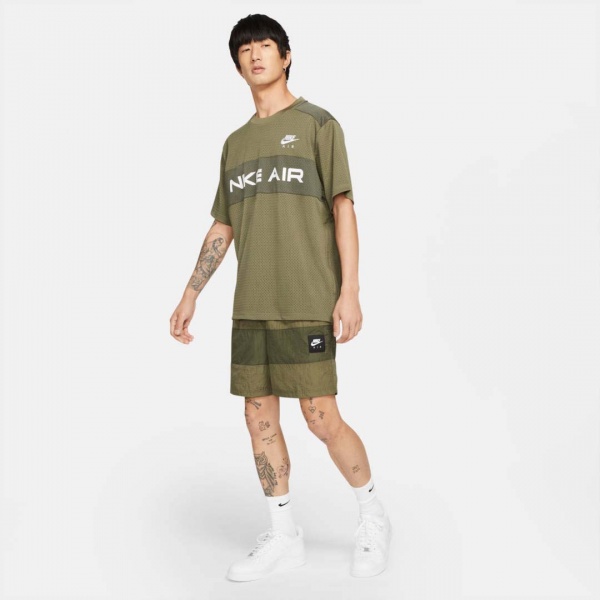 Шорти Nike M NSW AIR WVN SHORT DA0590-222 р. S оливковий