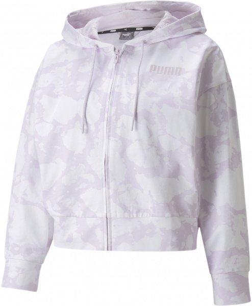 Джемпер Puma Summer Full-Zip Hoodie 84872517 р. M бузковий