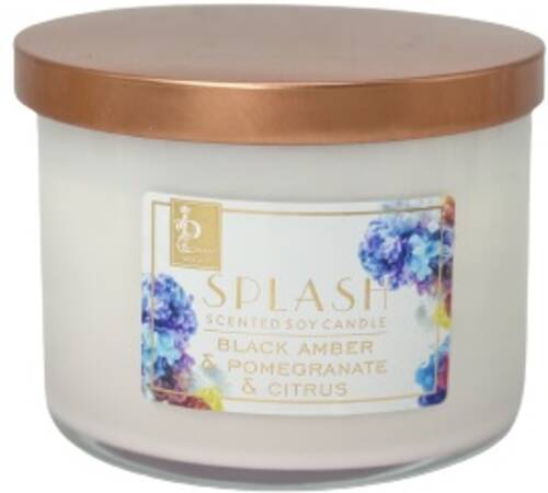 Свеча ароматическая Pako-If Splash Черная амбра-гранат-цитрус 2116 