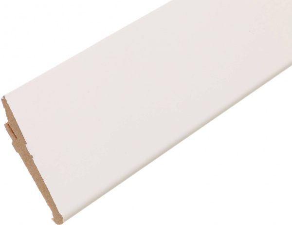 Плінтус білий польський 2070х82х21 мм 