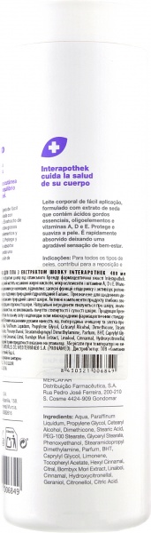 Молочко для тіла Interapothek з екстрактом шовку 500 мл