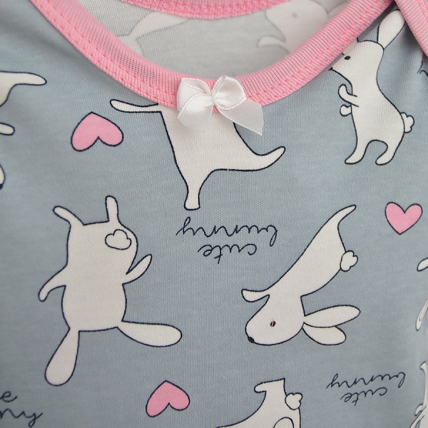 Боди детское для девочки Blanka Зайчик р.92 серый 110125 