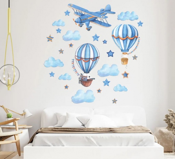 Наклейка Zatarga Прогулка в облаках Z202080 90x56 см